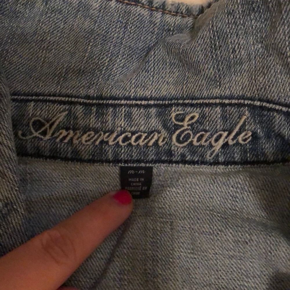 American Eagle Denim Vest View 6